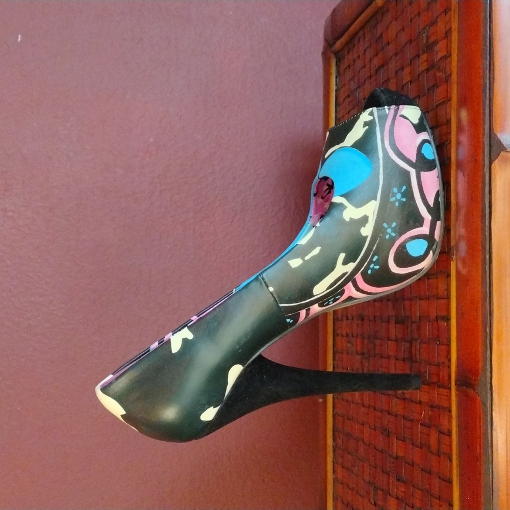 NWOT Iron Fist Candy Fawn Peep Toe Platform Pump IF Size 40 Never Worn - Picture 7 of 13